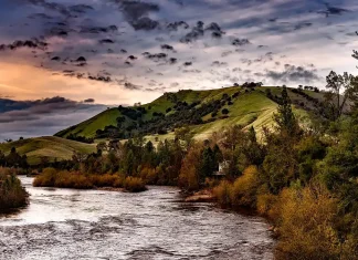 Bergen (Vestland) fiume villaggio