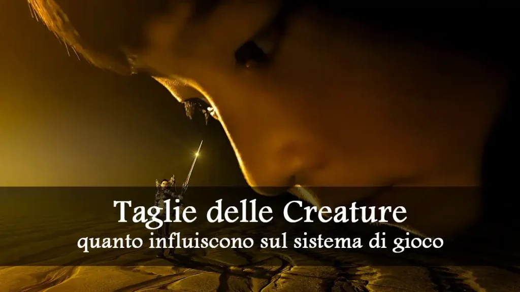 taglie delle creature