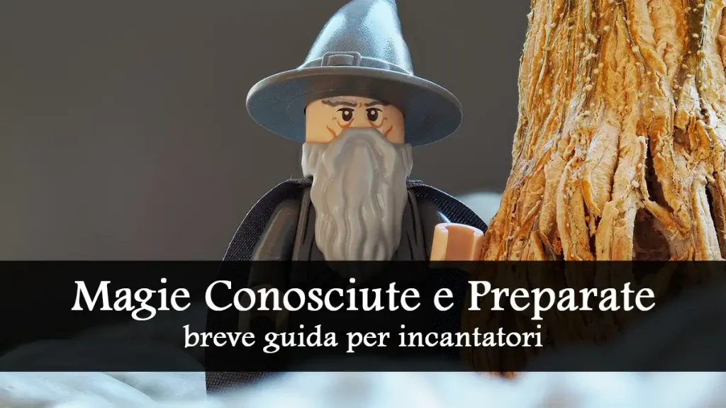 incantesimi conosciuti