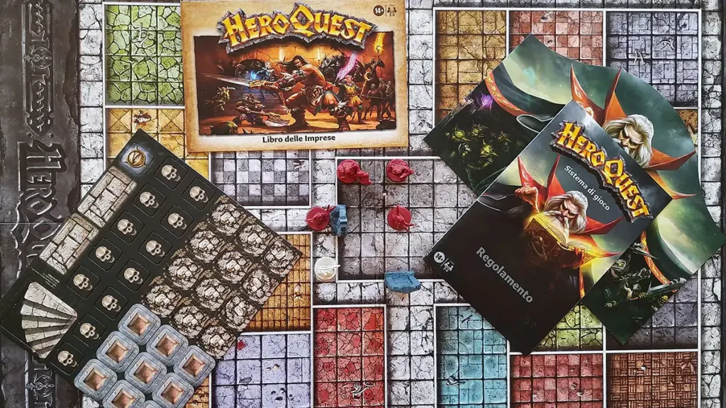 HeroQuest, tabellone contenuto vario