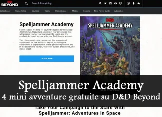 Spelljammer Academy, 4 mini avventure gratis su D&D Beyond Spelljammer Academy, 4 mini avventure su D&D Beyond