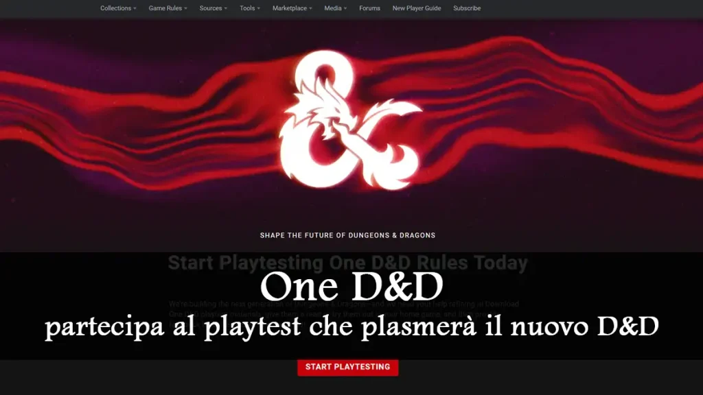 One D&D, partecipa al playtest