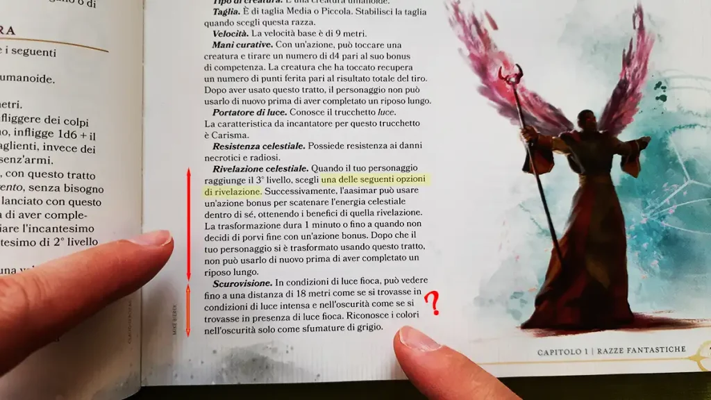 Paragrafo invertito a causa dell'ordinamento in italiano. Scurovisione non fa parte delle "seguenti opzioni di rivelazione" presenti di seguito nella pagina (non in figura).