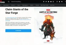 Giants of the Star Forge, avventura gratuita su D&D Beyond Giants of the Star Forge