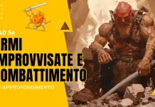 Armi improvvisate e combattimento (D&D 5e) armi improvvisate e combattimento