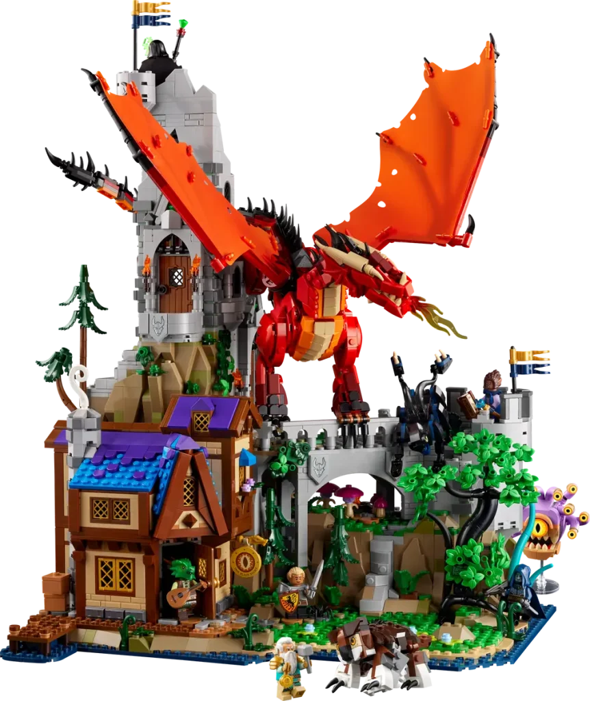 Il set LEGO Ideas "Dungeons & Dragons: Red Dragon's Tale"