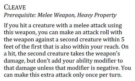 Cleave, del playtest 8