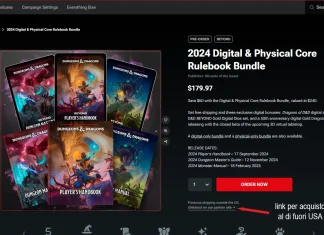Come preordinare D&D 2024 in inglese